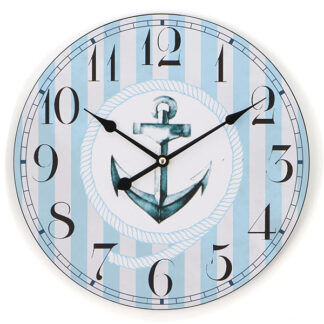 OROLOGIO MURO ANCORA            cm  30  XTRA 12495 GH20867 - M2188 OROLOGI SVEGLIE              C XTRA