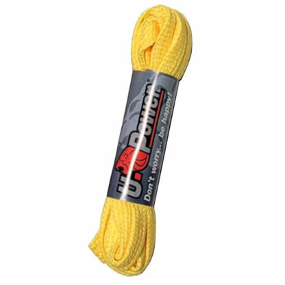 STRINGA PIATTA P.5 GIALLA            cm 120 UPOWER ST5F120 SCARPE ACCESSORI             C UPOWER