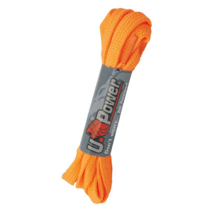 STRINGA PIATTA P.5 ARANCIO FLUO      cm 120 UPOWER ST5O120 SCARPE ACCESSORI             C UPOWER