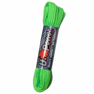 STRINGA PIATTA P.5 VERDE FLUO        cm 120 UPOWER ST5V120 SCARPE ACCESSORI             C UPOWER