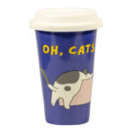 TAZZA MUG CERAMICA COPERCHIO OH CATS   ml 260 SOOR 1150019 TAZZE CERAMICA               C SOOR