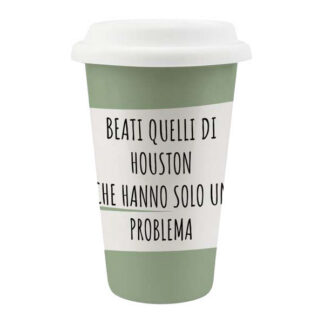 TAZZA MUG CERAMICA COPERCHIO HOUSTON   ml 260 SOOR 1150033 TAZZE CERAMICA               C SOOR