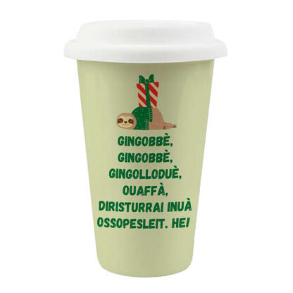 TAZZA MUG CERAMICA COPERCHIO GINGOBBE' ml 260 SOOR 1150036 TAZZE CERAMICA               C SOOR