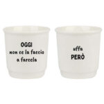 TAZZA CAFFE CERAMICA OGGI          ml 90 Pz 2 SOOR 1160001 TAZZE CERAMICA               C SOOR