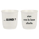 TAZZA CAFFE CERAMICA QUINDI        ml 90 Pz 2 SOOR 1160005 TAZZE CERAMICA               C SOOR