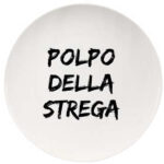 PIATTO CERAMICA PIANO POLPO STREGA    cm 26,5 SOOR 3330004 PIATTI PORCELLANA            C SOOR