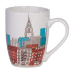 TAZZA MUG PORCELLANA CITTA          cc 350 MERCURY 05710 TAZZE CERAMICA               C MERCURY