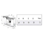 LUCCHETTO CORAZZATO mm 84 SERRANDE          POTENT 2960PC POTENT LUCCHETTI             S POTENT