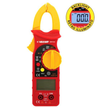 PINZA AMPEROMETRICA 7 FUNZIONI      DMT722C VELAMP DMT722C TESTER                       F VELAMP