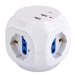 MULTIPRESA CUBO 3x2PT SK 3xUSB INT   SYNTESY 12560 SL1086 AVVOLGICAVI E PROLUNGHE      F SYNTESY