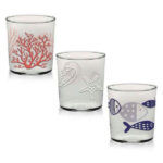 BICCHIERE ACQUA PLAGE            cc 360 Pz 3 CERVE M104200 BICCHIERI VETRO CERVE        C