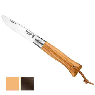 COLTELLO OPIFLEX  INOX N. 6 NEO6 NOCE SCURO OPINEL 003108 COLTELLI RONCOLINE           F OPINEL