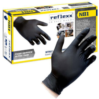 GUANTI NITRILE N81 POWDER FREE L    Pz 100 REFLEXX N81/L GUANTI LAVORO                F REFLEXX