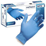 GUANTI NITRILE N73 POWDER FREE S    Pz 100 REFLEXX N73/S GUANTI LAVORO                F REFLEXX