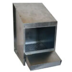 NIDO GABBIE OVAIOLE ACCIAIO POSTI 1 202.01 ABBEVERATOI-MANGIATOIE       F CONTRO FRATELLI