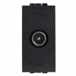 FRUTTO COMFORT PRESA TV mm 9,5 MASCHIO   ANTRACITE 7758.M.00 FRUTTI E SUPPORTI            F MARLANVIL