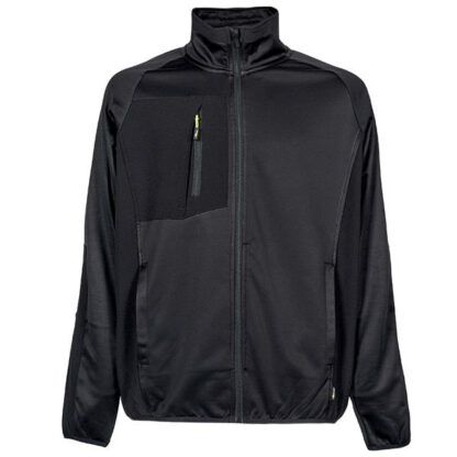 FELPA ZIP LUNGA BLACK CARBON S         HULL UPOWER EY366BC-S INDUMENTI LAVORO             F UPOWER