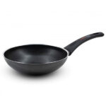 WOK 1 MANICO              cm 28 FORTEZZA ACCADEMIA FPSLT28I PENTOLE ACCADEMIA            C