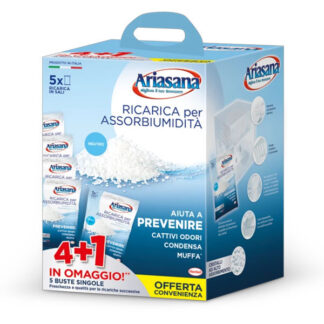 ASSORBIUMIDITA' RIC.SALI NEUT. Pz 5 g 450 ARIASANA 243604 DEUMIDIFICATORI E ANTIMUFFA  C ARIASANA