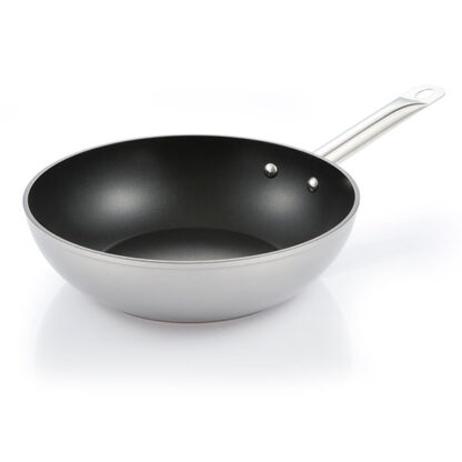 WOK 1 MANICO              cm 28 GRANDCHEF+ TESCOMA 606963 PENTOLE TESCOMA              C TESCOMA