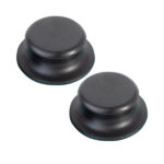 POMOLO COPERCHI TONDO NER.mm 70x30 Pz 2 XTRA 12210  PENTOLE XTRA                 C XTRA