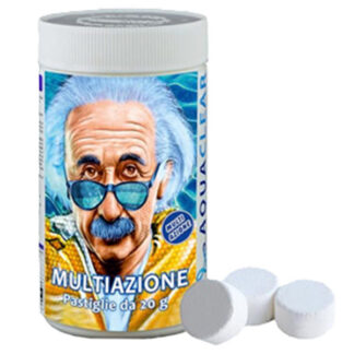 POLIFUNZIONE PASTIGLIE g 200 kg 1,0 AQCL MUL200B S1 CHIMICI PISCINE              C MACHIERALDO