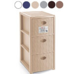 CASSETTIERA P.3 ELEGANCE GRIG. 30x40 h 60 STEFANPL 30254 CASSETTIERE PORTAOGGETTI     C STEFANPLAST