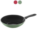 WOK 1 MANICO         cm 28 CAPRERA VERDE BALLARINI 1010845 PENTOLE BALLARINI            C BALLARINI