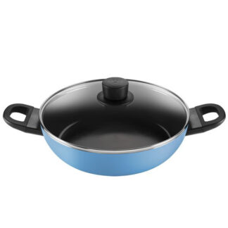 TEGAME 2 MANICI      cm 28 CAPRERA BLU   BALLARINI 1010813 PENTOLE BALLARINI            C BALLARINI