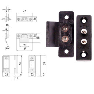 CONTATTI NYLON ELETTROSERRATURE    06511-00-0 CISA 06511.00.0 CISA VARIE                   S CISA