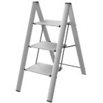 SGABELLO ALLUMINIO LEONARDO GR.3 SILVER    COLOMBO G300A03W SGABELLI DOMESTICI           C COLOMBO