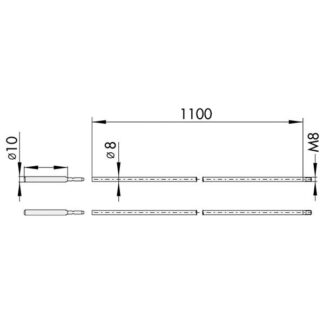 ASTE SERRATURE TRIPLICE            07088-03-0 CISA 07088.03.0 CISA VARIE                   S CISA