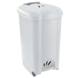 PATTUMIERA PEDALE CAROLINA l 50 BIANCO  TONTARELLI 9100992-112 PATTUMIERE                   C TONTARELLI
