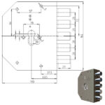 SERRATURA SIC.SEMPLICE SX CIL.           2000PE CR 2000G-51 CR SERR.LEGNO APPLICARE      S CR