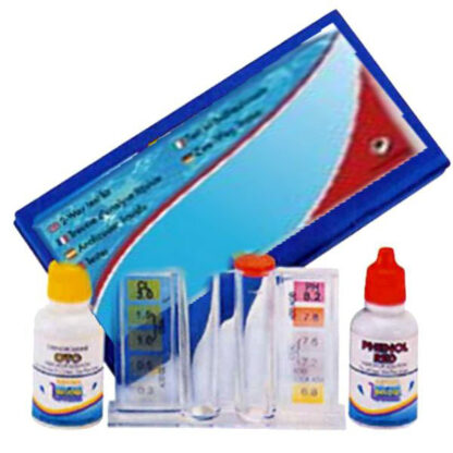 ACQUA TEST LIQUIDO CLORO+PH KIT BRAX 001 VA CHIMICI PISCINE              C MACHIERALDO