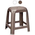 SGABELLO ELFO TORTORA          41x35 h 46 STEFANPL 22301 SGABELLI DOMESTICI           C STEFANPLAST