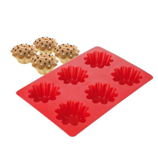 STAMPO SILICONE FIORI       POSTI 6        TESCOMA 629336 TEGLIE E STAMPI TESCOMA      C TESCOMA