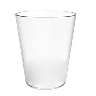 BICCHIERE PLASTICA ACQUA CONICO cc 330 Pz 8 GOLDPL 2896PP-21 BICCHIERI PLASTICA           C GOLDPLAST