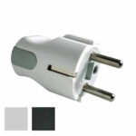 SPINA SCHUKO 16A+T BIANCA                80070 FME 80070 SPINE E ADATTATORI EL        F FME