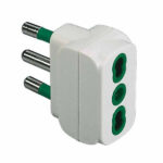 ADATTATORE 10/16A+T BIANCO               82110 FME 82110 SPINE E ADATTATORI EL        F FME