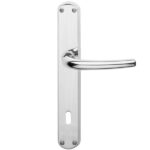 MANIGLIA MILENA OTT CRO SAT PLACCA 8x90 55744089003 GHIDINI                      F GHIDINI