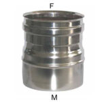 RIDUZIONE INOX 13-12                           ALA J60 500 400 520 TUBI INOX                    F ALA