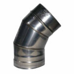 GOMITO INOX SETTORI 45^ 16                     ALA J60 200 550 265 TUBI INOX                    F ALA