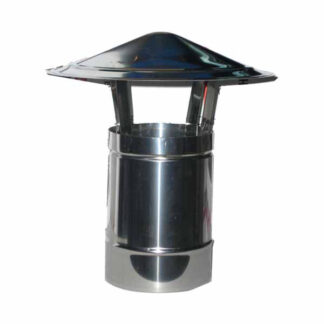 TERMINALE PARAPIOGGIA INOX  8                  ALA J60 400 150 405 TUBI INOX                    F ALA