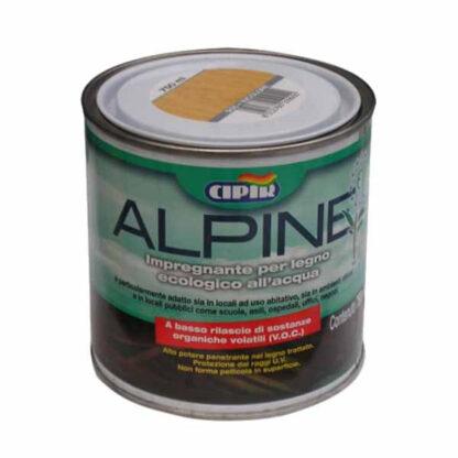 VERNICE IMPREGNANTE ACQUA ALPINE 0,75 903 NOCE SC ALPINE 903 VERNICI LEGNO                F CIPIR