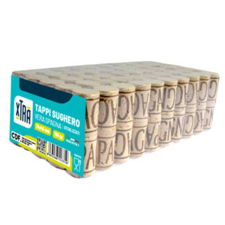 TAPPO SUGHERO SUPER EXTRA  24x40 Pz 100 XTRA 11774 BLU XTRA TAPPI                        C XTRA