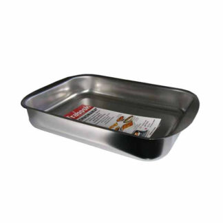 TEGLIA INOX LASAGNE RETTANG.   25x18 h.6,0 FRABOSK 382.25.2 *TEGLIE ACCIAIO              C FRABOSK
