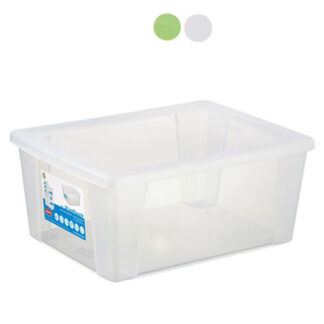 BOX VISUALBOX TRASPAR.      cm 19x16 h 10 STEFANPL 12990 BOX CONTENITORI              C STEFANPLAST