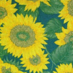 TENDA SOLE COTONE ECO GIRASOLI        150x250 XTRA TS21525 TENDE SOLE                   C XTRA