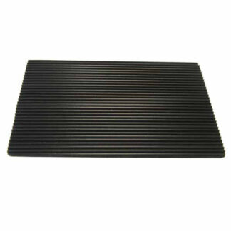 PAVIMENTO GOMMA MILLERIGHE mm 3,0 h 125 m 15 NERO GOMMAINDUSTRIALE TAPPETI ANTISCIVOLO          C KOBEL